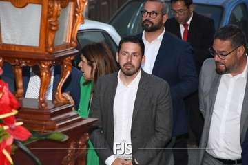 Misa y procesión en El Ejido de Telde/Francisco Javier Santana.